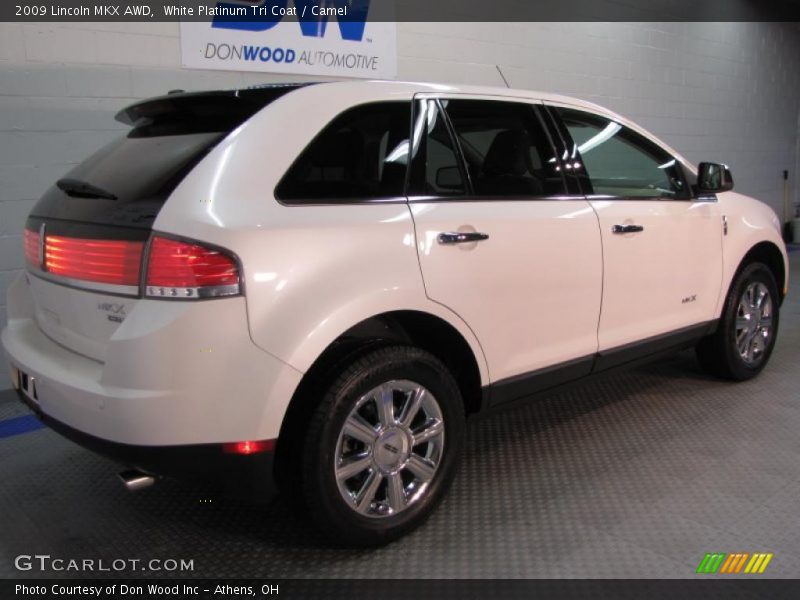 White Platinum Tri Coat / Camel 2009 Lincoln MKX AWD