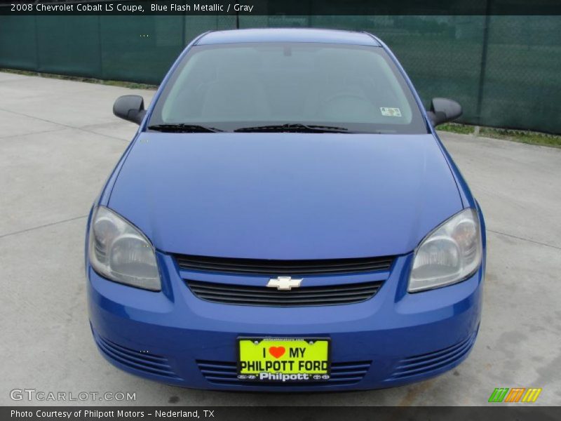Blue Flash Metallic / Gray 2008 Chevrolet Cobalt LS Coupe