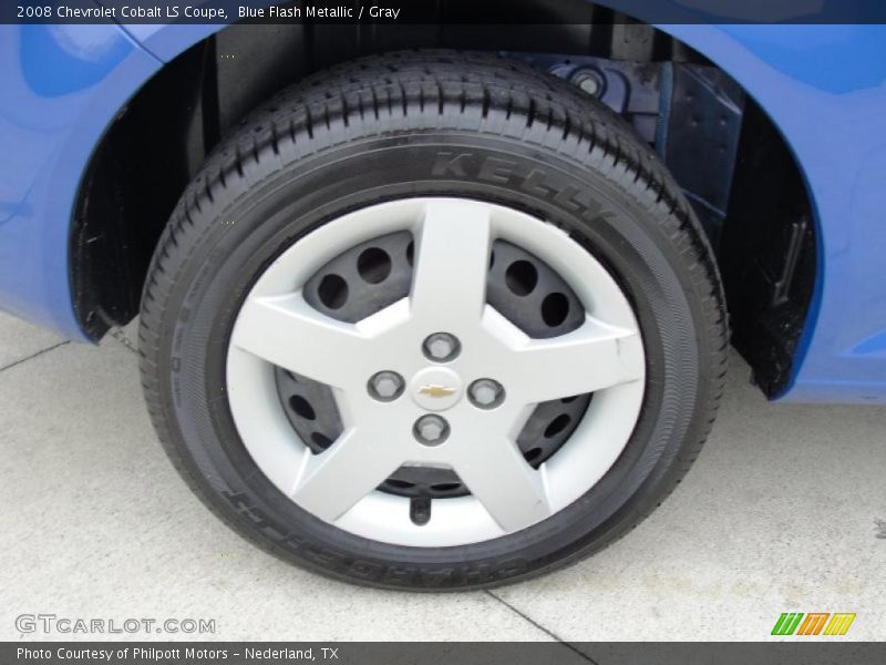Blue Flash Metallic / Gray 2008 Chevrolet Cobalt LS Coupe