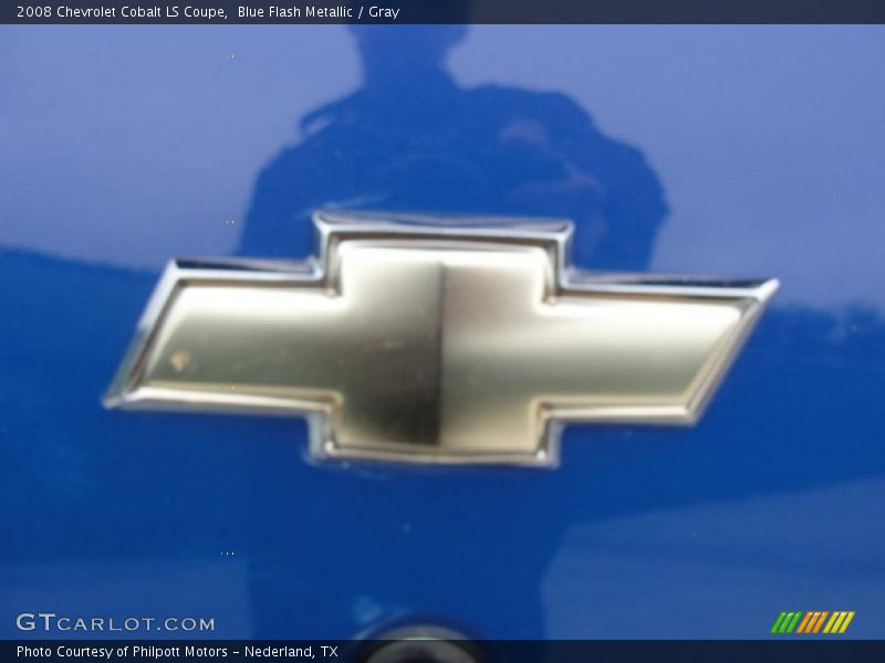 Blue Flash Metallic / Gray 2008 Chevrolet Cobalt LS Coupe