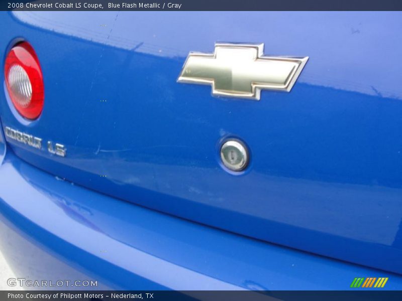Blue Flash Metallic / Gray 2008 Chevrolet Cobalt LS Coupe