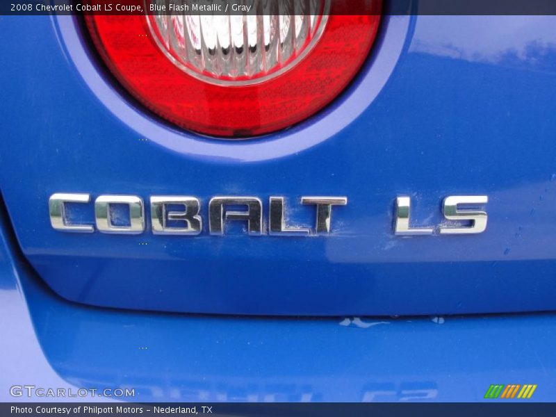 Blue Flash Metallic / Gray 2008 Chevrolet Cobalt LS Coupe