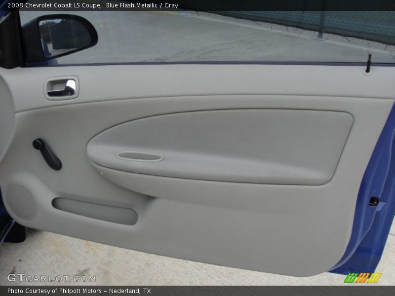 Blue Flash Metallic / Gray 2008 Chevrolet Cobalt LS Coupe