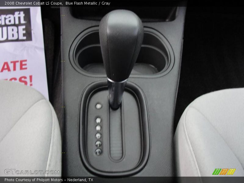 Blue Flash Metallic / Gray 2008 Chevrolet Cobalt LS Coupe