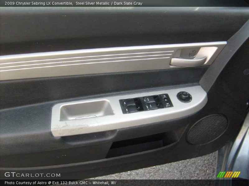 Steel Silver Metallic / Dark Slate Gray 2009 Chrysler Sebring LX Convertible