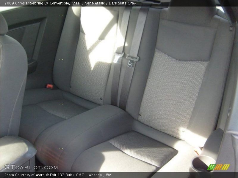 Steel Silver Metallic / Dark Slate Gray 2009 Chrysler Sebring LX Convertible