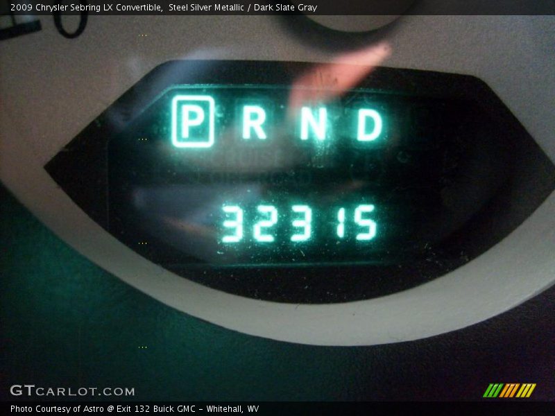 Steel Silver Metallic / Dark Slate Gray 2009 Chrysler Sebring LX Convertible