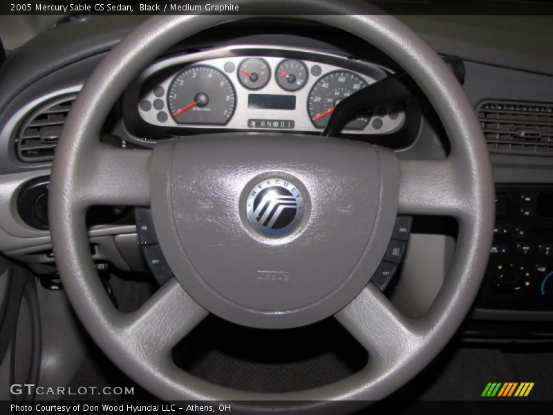 Black / Medium Graphite 2005 Mercury Sable GS Sedan