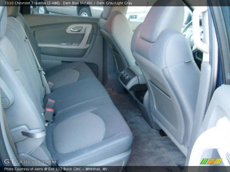 Dark Blue Metallic / Dark Gray/Light Gray 2010 Chevrolet Traverse LS AWD