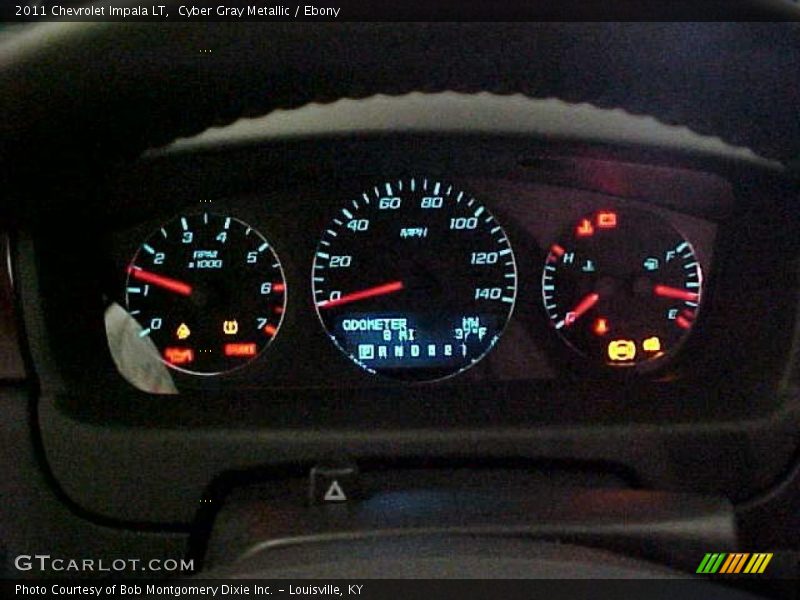 Cyber Gray Metallic / Ebony 2011 Chevrolet Impala LT