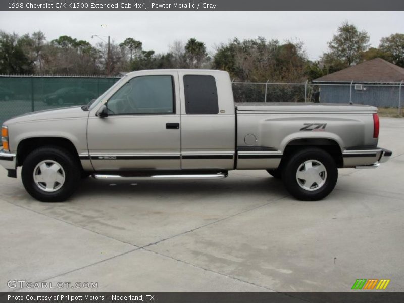  1998 C/K K1500 Extended Cab 4x4 Pewter Metallic