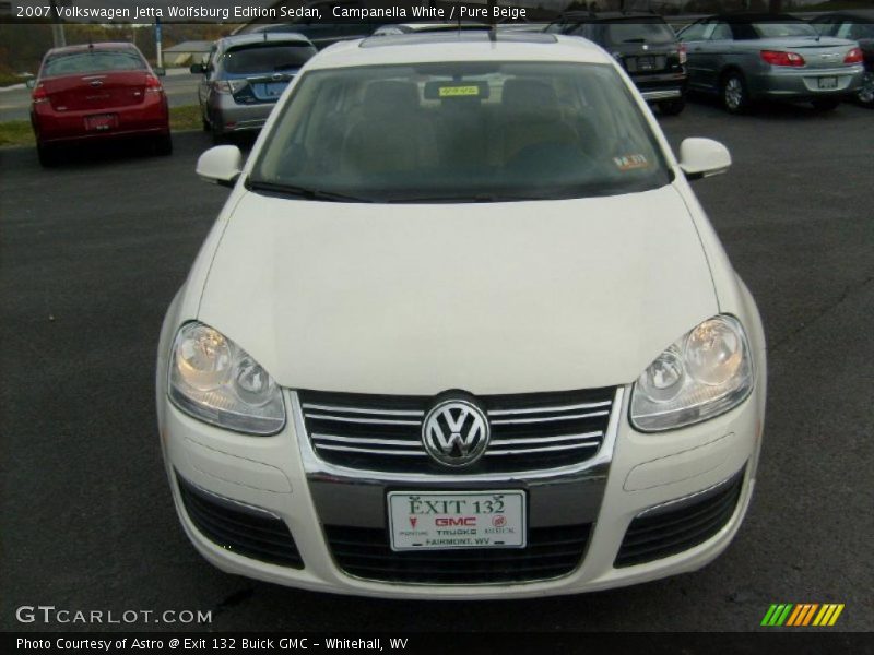 Campanella White / Pure Beige 2007 Volkswagen Jetta Wolfsburg Edition Sedan