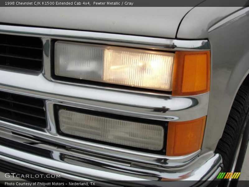 Pewter Metallic / Gray 1998 Chevrolet C/K K1500 Extended Cab 4x4