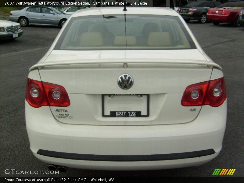 Campanella White / Pure Beige 2007 Volkswagen Jetta Wolfsburg Edition Sedan