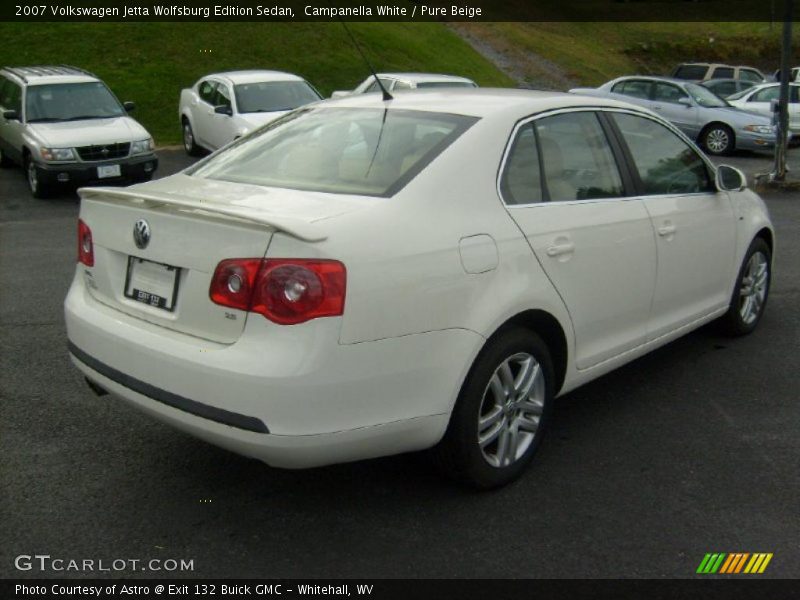 Campanella White / Pure Beige 2007 Volkswagen Jetta Wolfsburg Edition Sedan