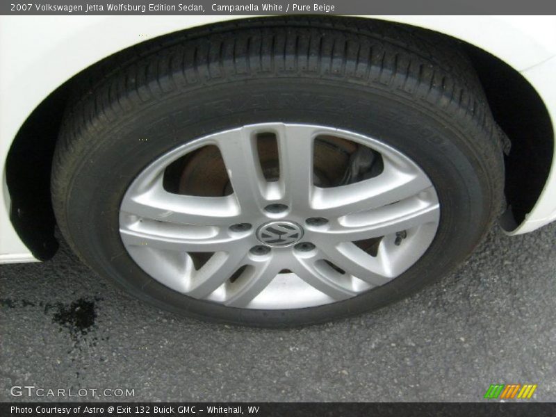 Campanella White / Pure Beige 2007 Volkswagen Jetta Wolfsburg Edition Sedan