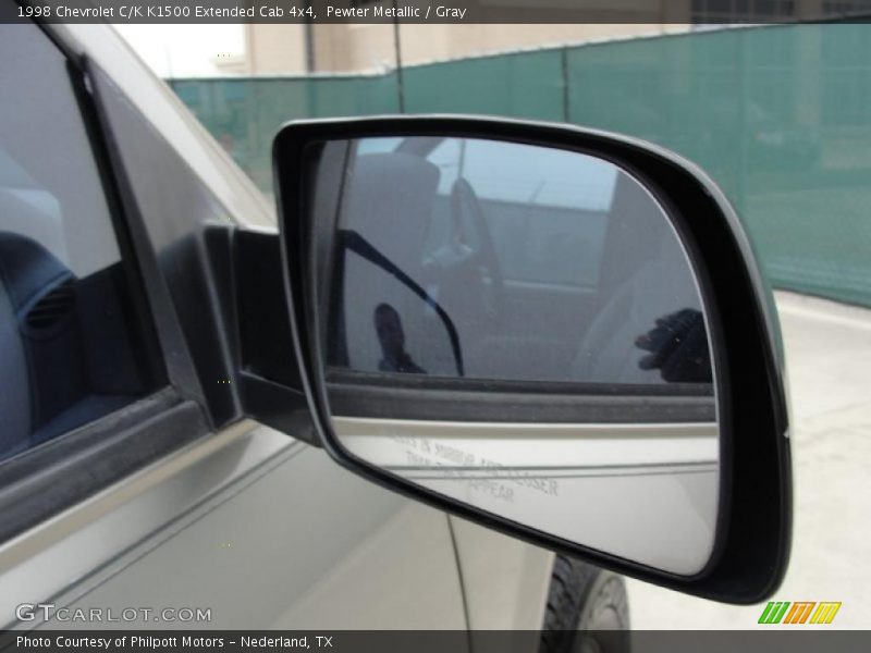 Pewter Metallic / Gray 1998 Chevrolet C/K K1500 Extended Cab 4x4