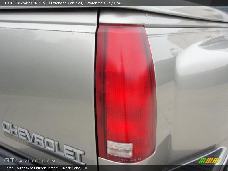 Pewter Metallic / Gray 1998 Chevrolet C/K K1500 Extended Cab 4x4