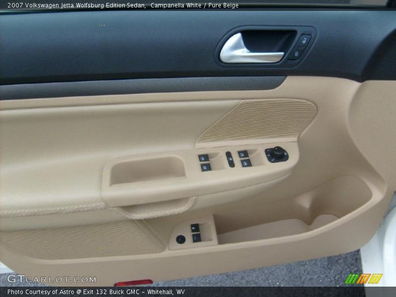 Campanella White / Pure Beige 2007 Volkswagen Jetta Wolfsburg Edition Sedan