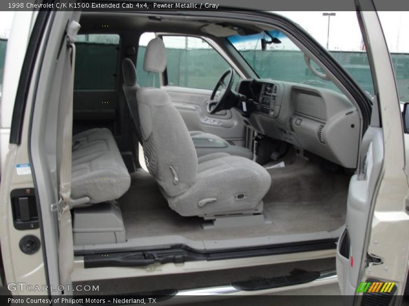  1998 C/K K1500 Extended Cab 4x4 Gray Interior