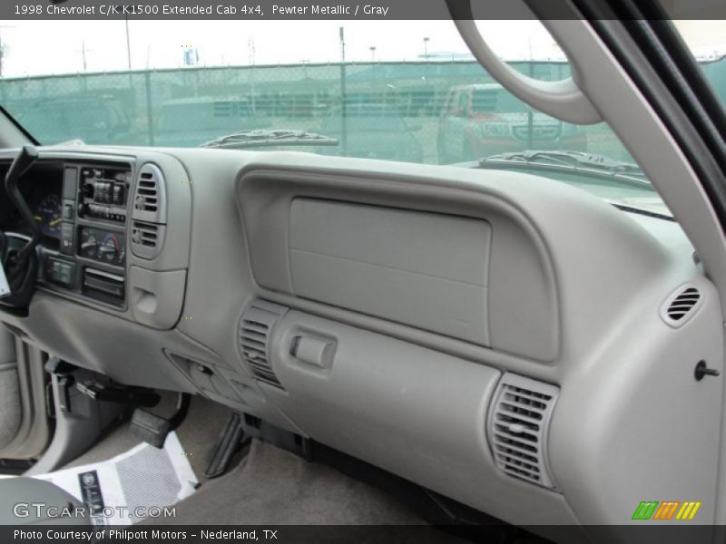 Pewter Metallic / Gray 1998 Chevrolet C/K K1500 Extended Cab 4x4