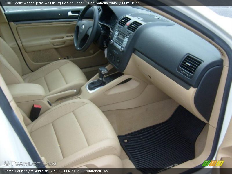 Campanella White / Pure Beige 2007 Volkswagen Jetta Wolfsburg Edition Sedan