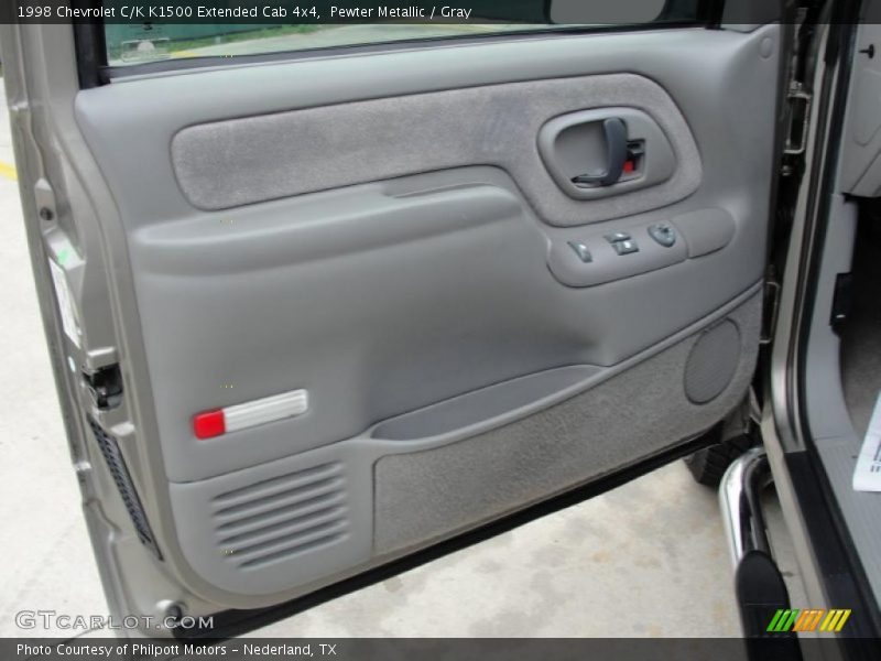 Pewter Metallic / Gray 1998 Chevrolet C/K K1500 Extended Cab 4x4