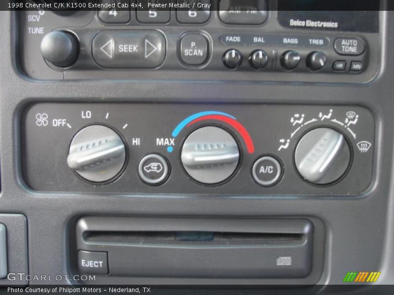 Controls of 1998 C/K K1500 Extended Cab 4x4