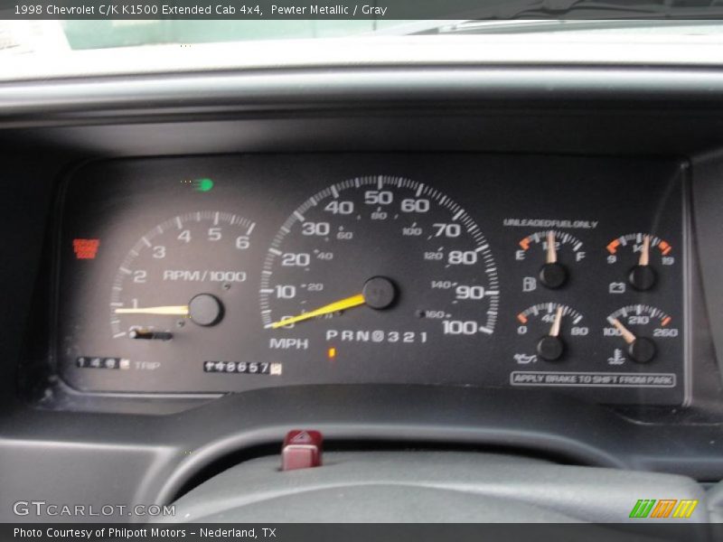  1998 C/K K1500 Extended Cab 4x4 K1500 Extended Cab 4x4 Gauges