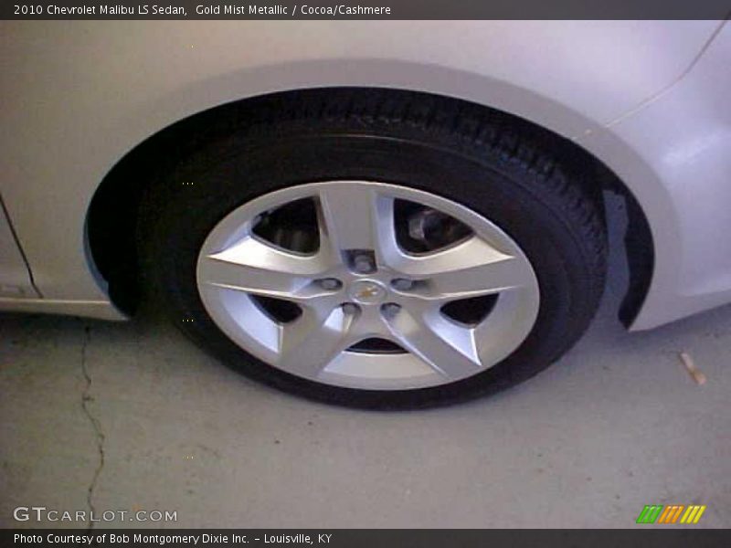 Gold Mist Metallic / Cocoa/Cashmere 2010 Chevrolet Malibu LS Sedan