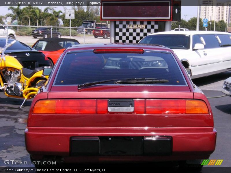 Burgundy / Burgundy 1987 Nissan 300ZX GS Hatchback