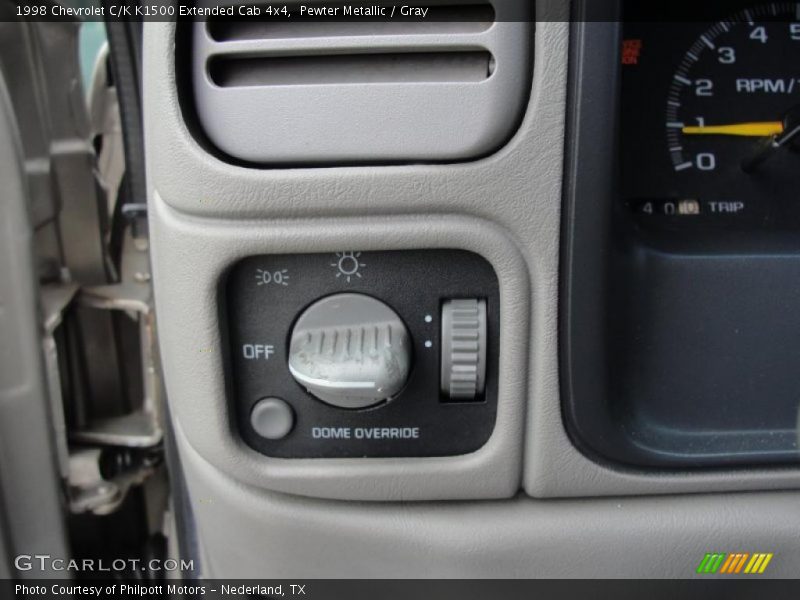 Pewter Metallic / Gray 1998 Chevrolet C/K K1500 Extended Cab 4x4
