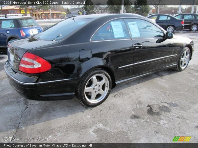 Black / Charcoal 2003 Mercedes-Benz CLK 500 Coupe