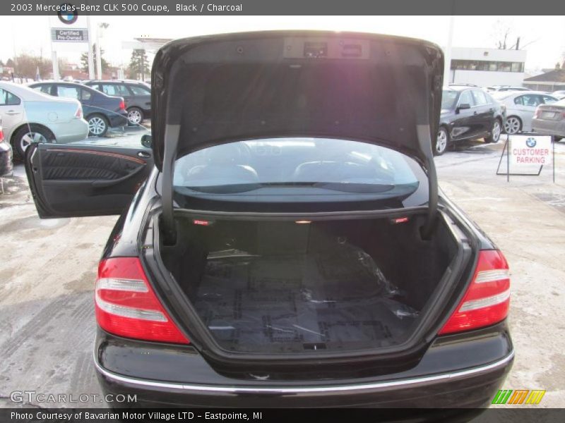 Black / Charcoal 2003 Mercedes-Benz CLK 500 Coupe