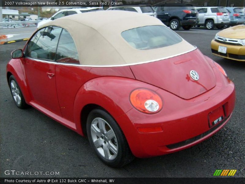 Salsa Red / Cream 2007 Volkswagen New Beetle 2.5 Convertible