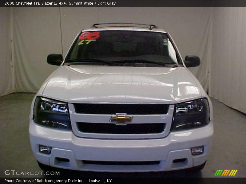 Summit White / Light Gray 2008 Chevrolet TrailBlazer LS 4x4