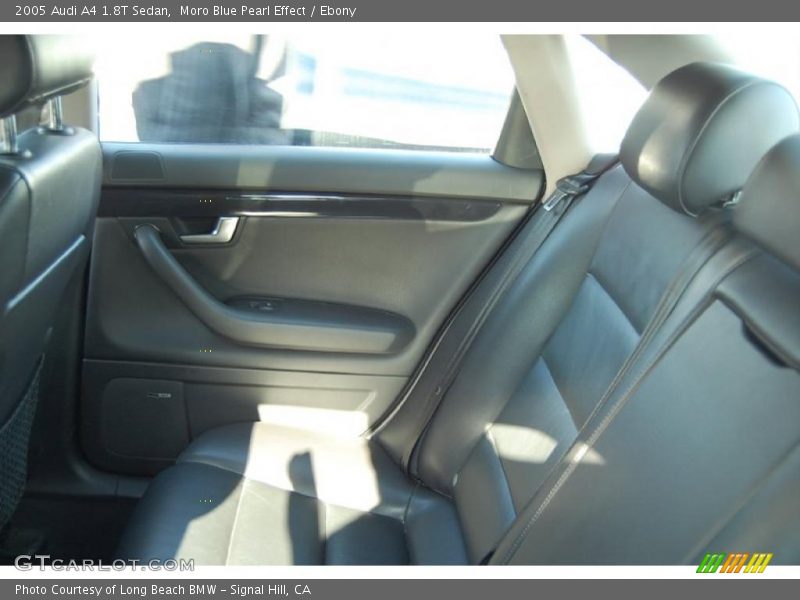 Moro Blue Pearl Effect / Ebony 2005 Audi A4 1.8T Sedan