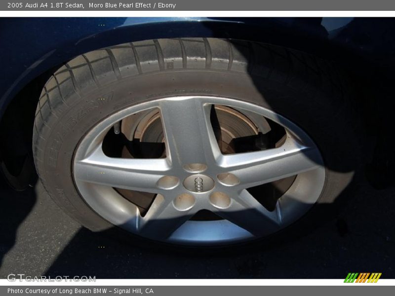 Moro Blue Pearl Effect / Ebony 2005 Audi A4 1.8T Sedan