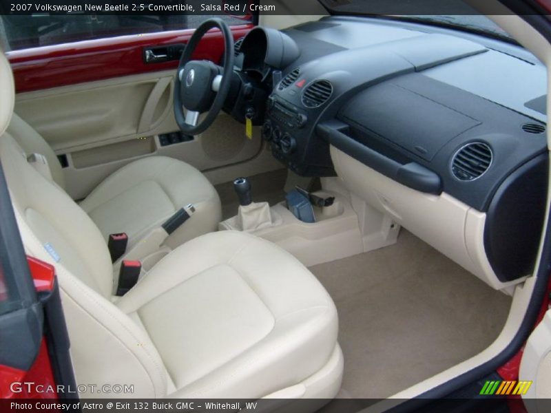  2007 New Beetle 2.5 Convertible Cream Interior