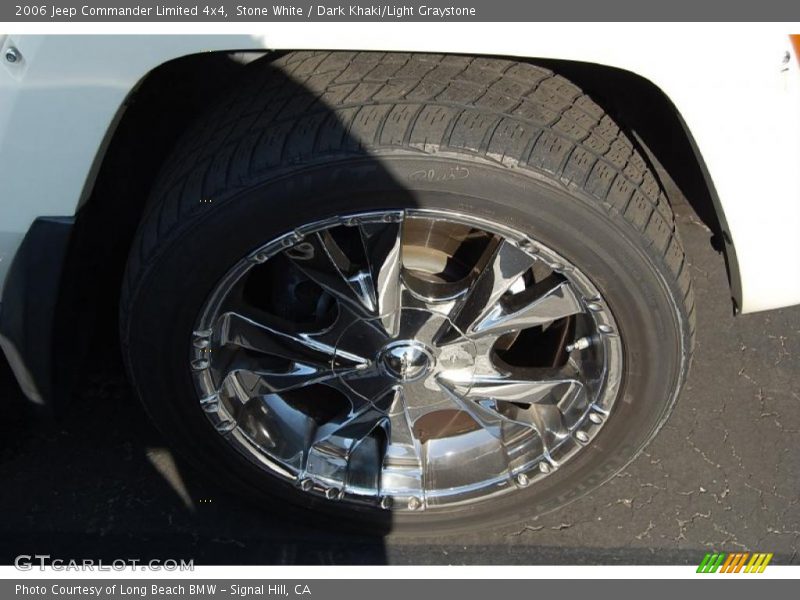 Stone White / Dark Khaki/Light Graystone 2006 Jeep Commander Limited 4x4