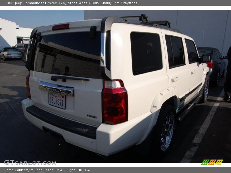 Stone White / Dark Khaki/Light Graystone 2006 Jeep Commander Limited 4x4