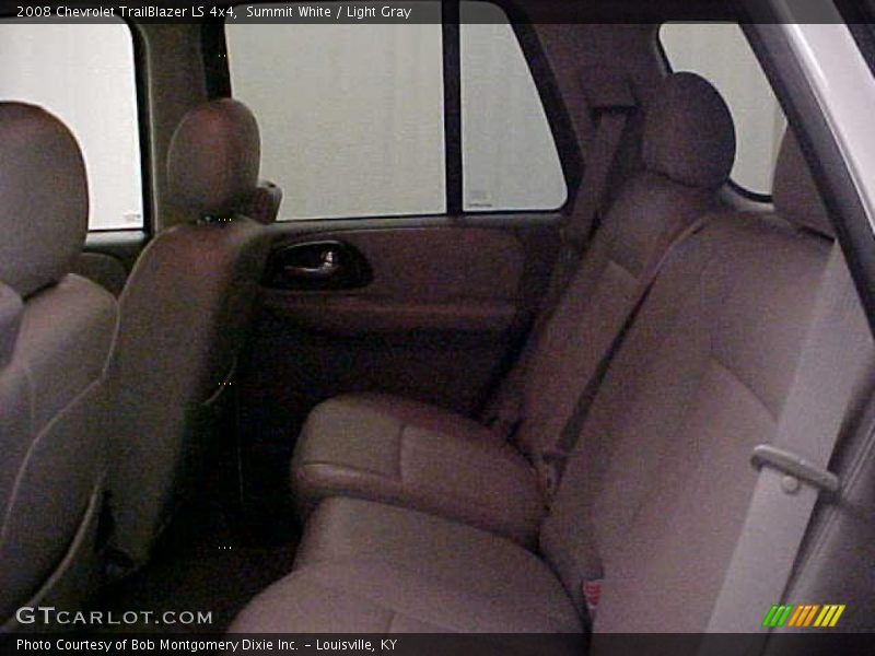 Summit White / Light Gray 2008 Chevrolet TrailBlazer LS 4x4