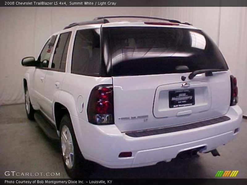 Summit White / Light Gray 2008 Chevrolet TrailBlazer LS 4x4