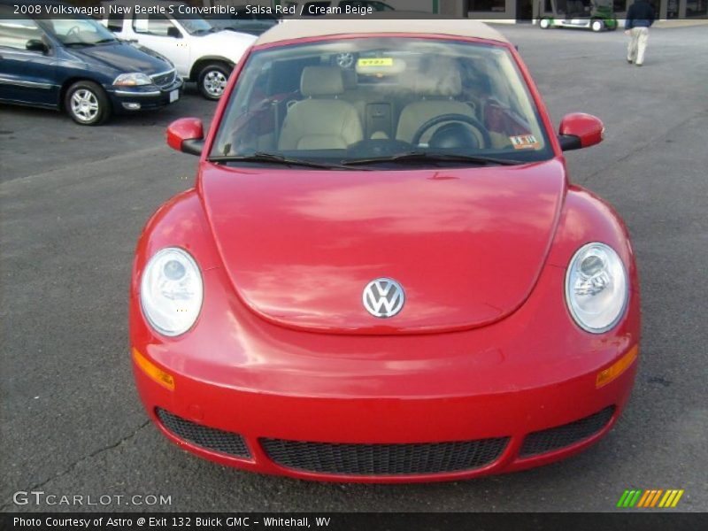 Salsa Red / Cream Beige 2008 Volkswagen New Beetle S Convertible