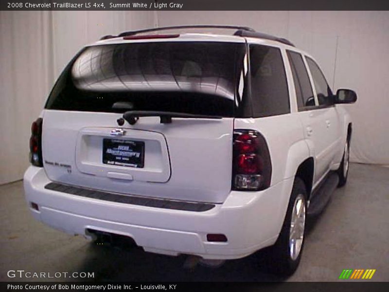 Summit White / Light Gray 2008 Chevrolet TrailBlazer LS 4x4