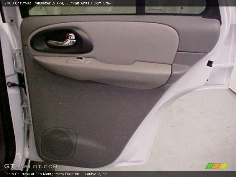 Summit White / Light Gray 2008 Chevrolet TrailBlazer LS 4x4