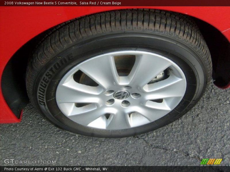 Salsa Red / Cream Beige 2008 Volkswagen New Beetle S Convertible