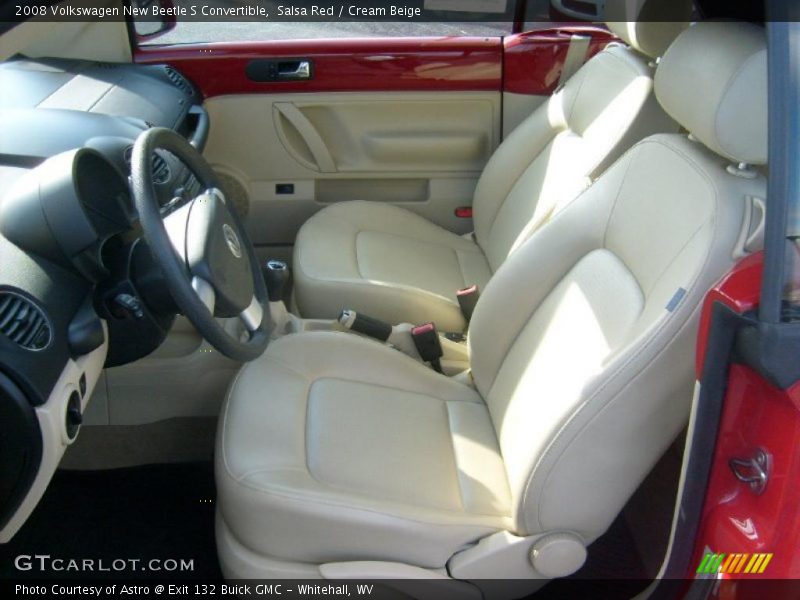 Salsa Red / Cream Beige 2008 Volkswagen New Beetle S Convertible