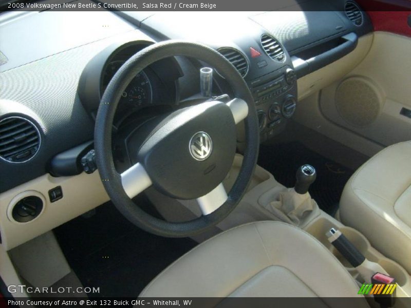 Salsa Red / Cream Beige 2008 Volkswagen New Beetle S Convertible