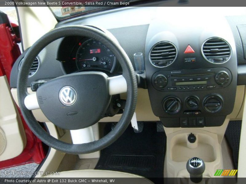 Salsa Red / Cream Beige 2008 Volkswagen New Beetle S Convertible